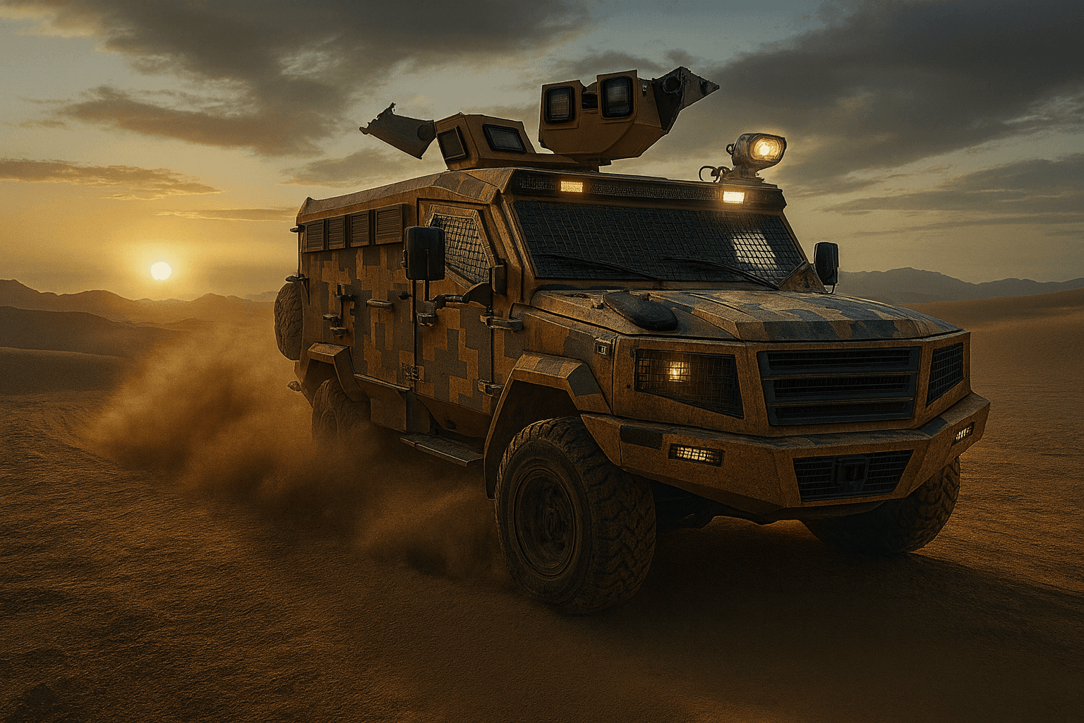 New Advanced Armored Vehicle Platform Unveiled at EDEX 2024